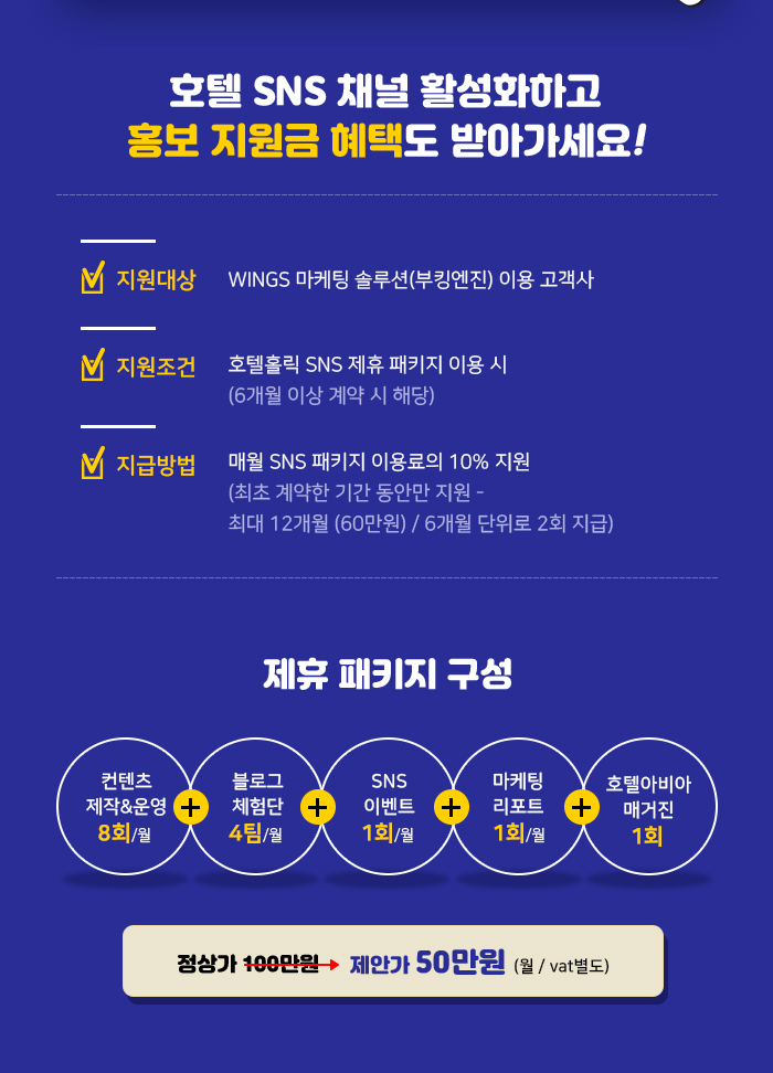 홍보지원금 혜택